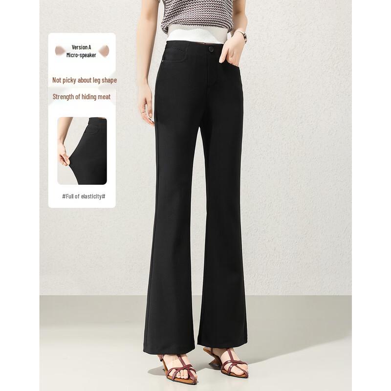 TERRE BLEUE Women s Micro-Flare Trousers 28