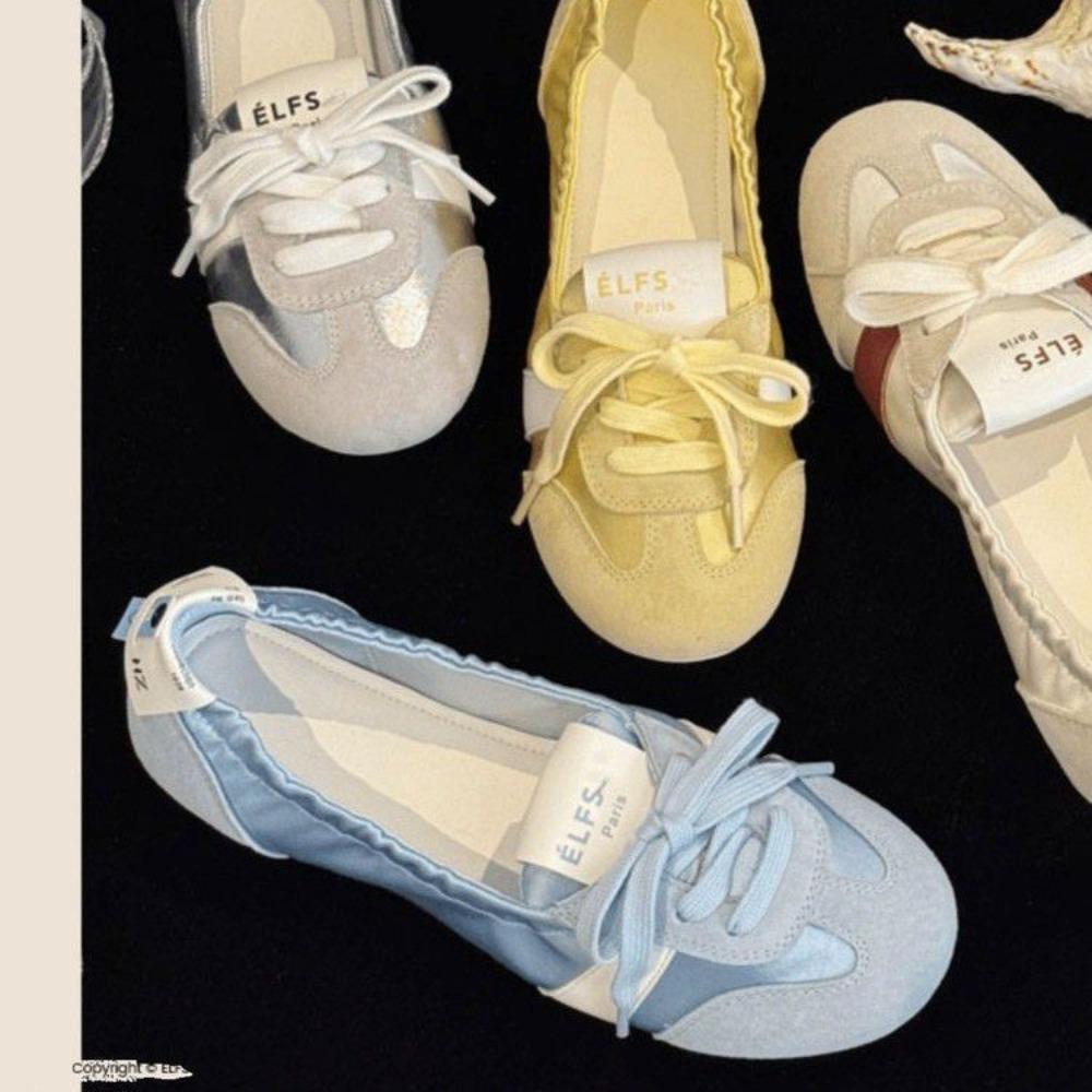 Damen Schuhe Sneaker Lässige Ballerinas Leinenschuhe Schnürschuhe Sommer Trend Kleid Mujer Atmungsaktiv Flach Designer Damenschuhe