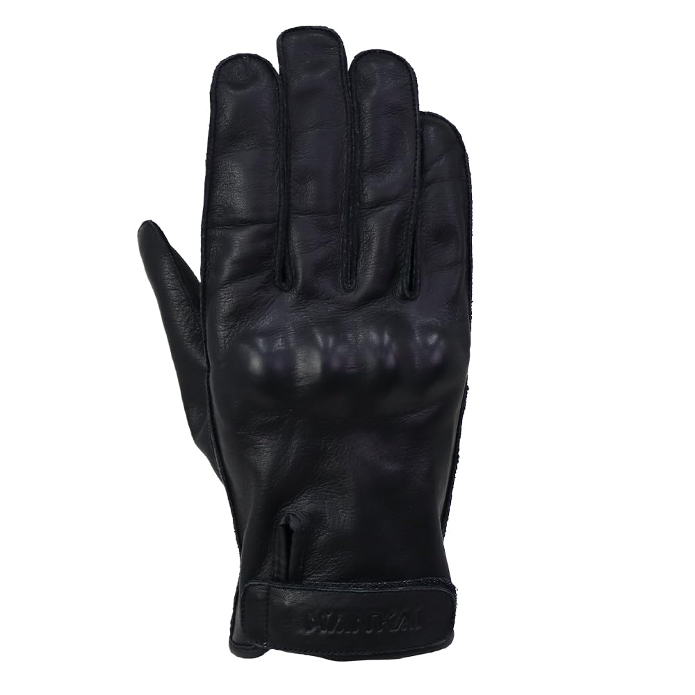 

NANKAI Motorcycle Leather Size Nankai Parts All-Season Gloves, Black, L, SDG-7075, чёрный