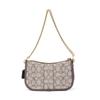Coach Swinger 20 Catena con Cerniera Tela Monogramma Classica Con Tracolla in Pelle Borsa a Spalla da Donna Marrone C5418-B4S0M