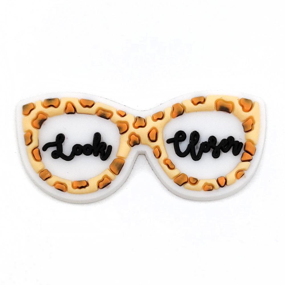 Přívěsky na dřeváky s leopardím vzorem: Osobnostní PVC Měkká Guma Zahradní Doplňky