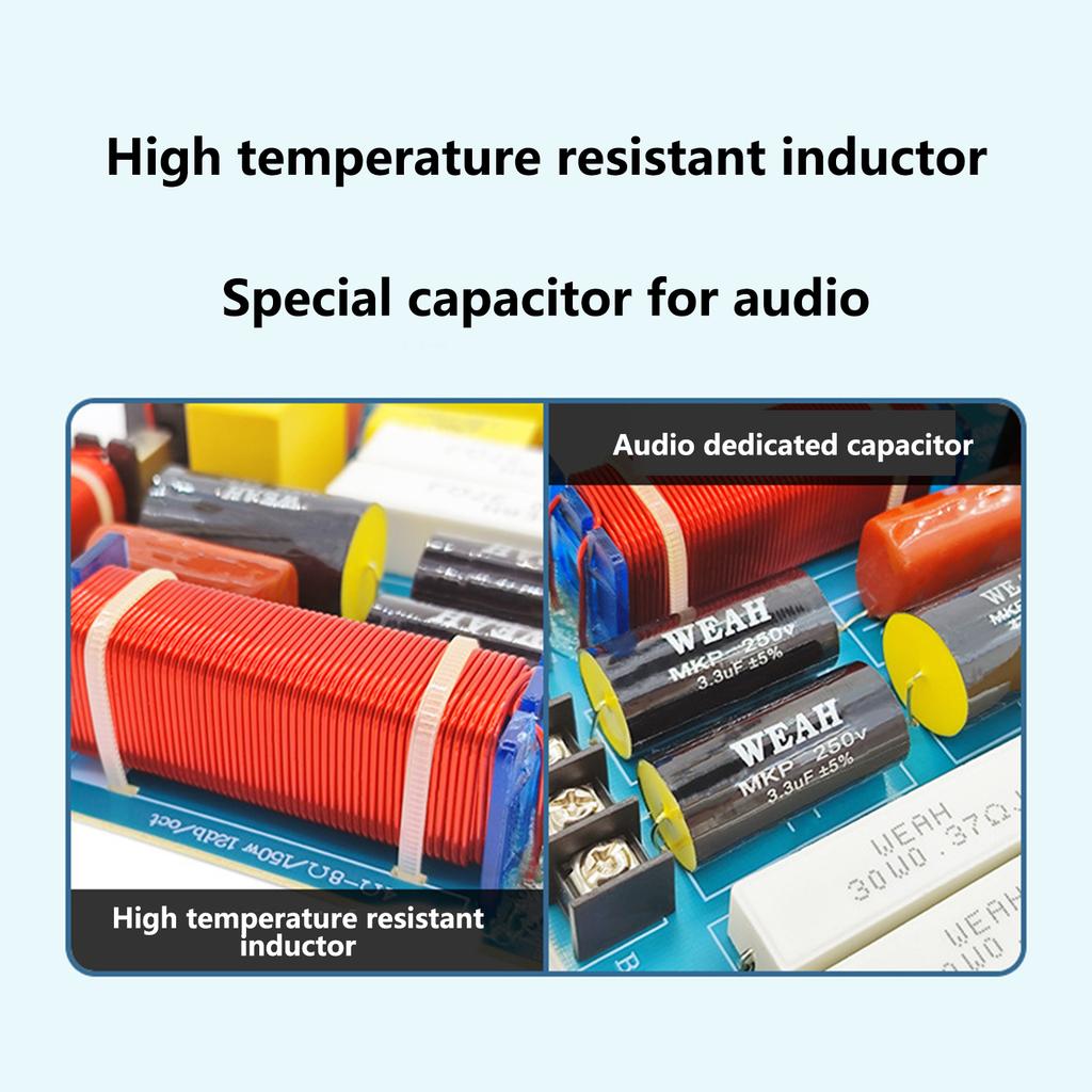 3 Way High Speaker Frequency Divider Sound Splitter Filter Circuit Board for Home Theater DIY Speaker Crossovers