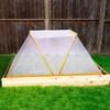 Foldable Plant Tent for Raised Beds Freeze Protection Garden Plants Cover Portable Mini Greenhouse for Protecting Fruit Seedlings Vegetable Rows
