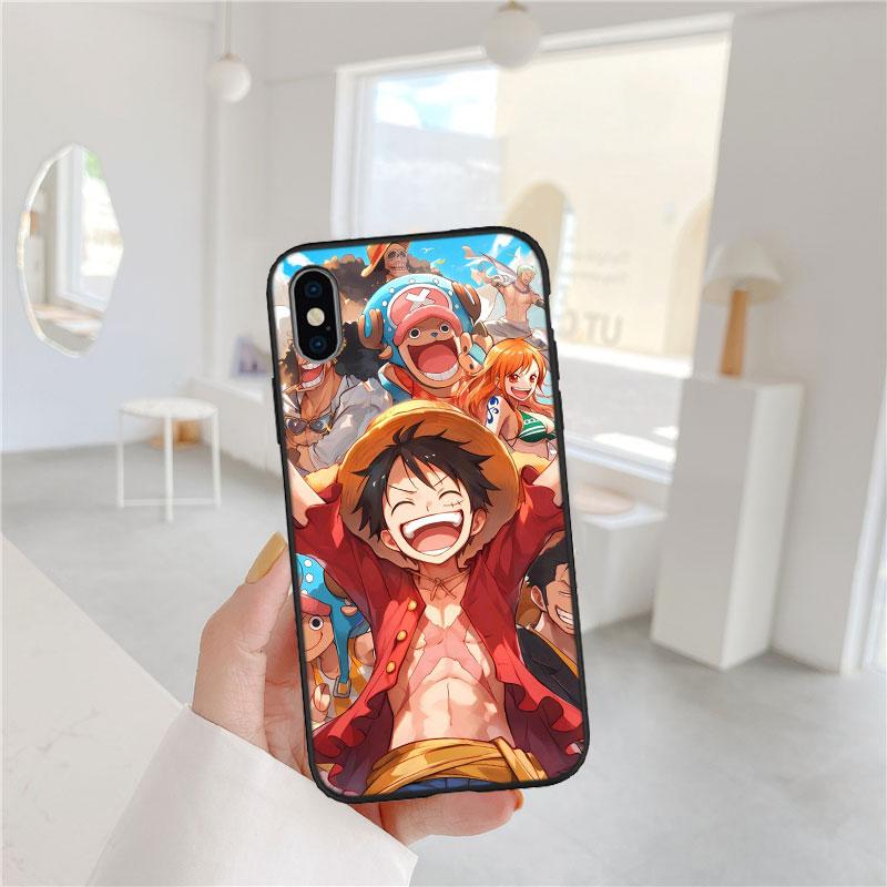 Cartoon One Piece Soft Shell Phone Case for Redmi Note 13 14 Pro+ Plus A3 A3X 13X 13C 13R 14S 14C 14R