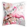Flamingo Cactus Pillow Velvet Light Luxury Plush Cushion Office Home Simple Fashion Cushion
