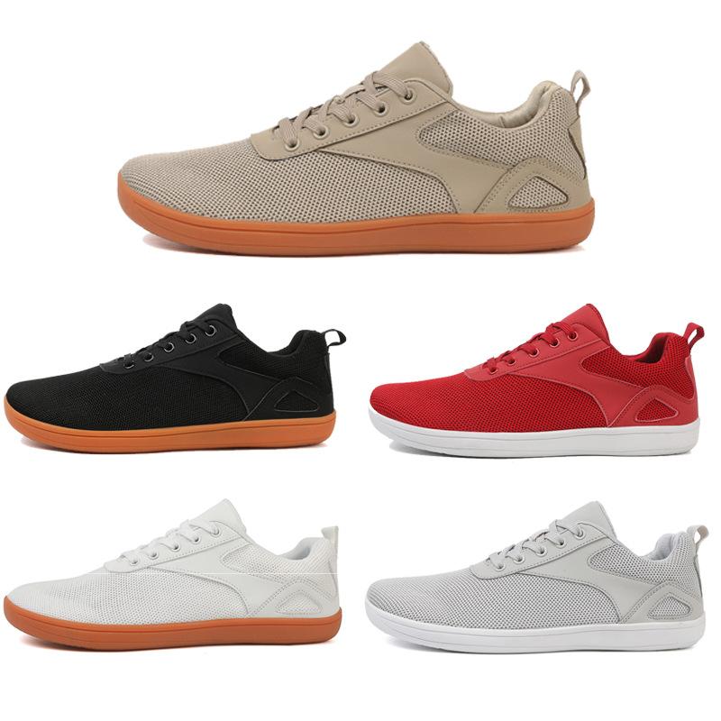 Outdoor wide last shoes flat casual single shoes men's hiking barefoot shoes wide head sports shoes wide feet shoes