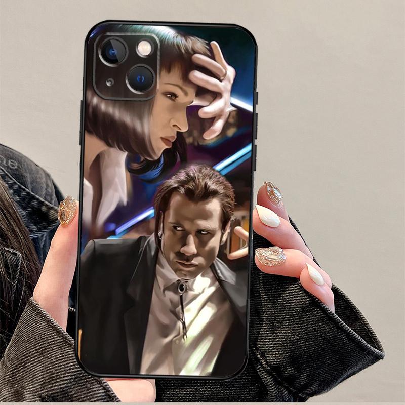 Pulp Fiction Movie Poster Phone Case For iPhone 17 Pro Max 17 Air 14 13 12 11 15 16 Pro Max Mini 16 Plus 16e Cover