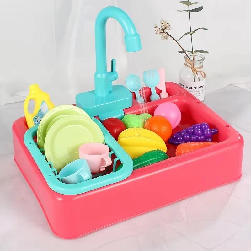Children's Kitchen Dishwashing Toy Circulating Water Electric Toy Dishwasher