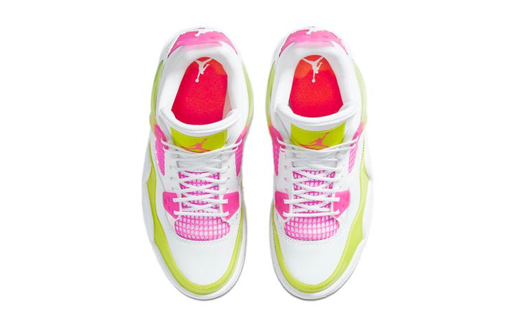Jordan 4 Retro White Lemon Pink GS CV7808-100