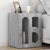 Nightstand Grey Sonoma 40 x 35 x 50 cm Particleboard