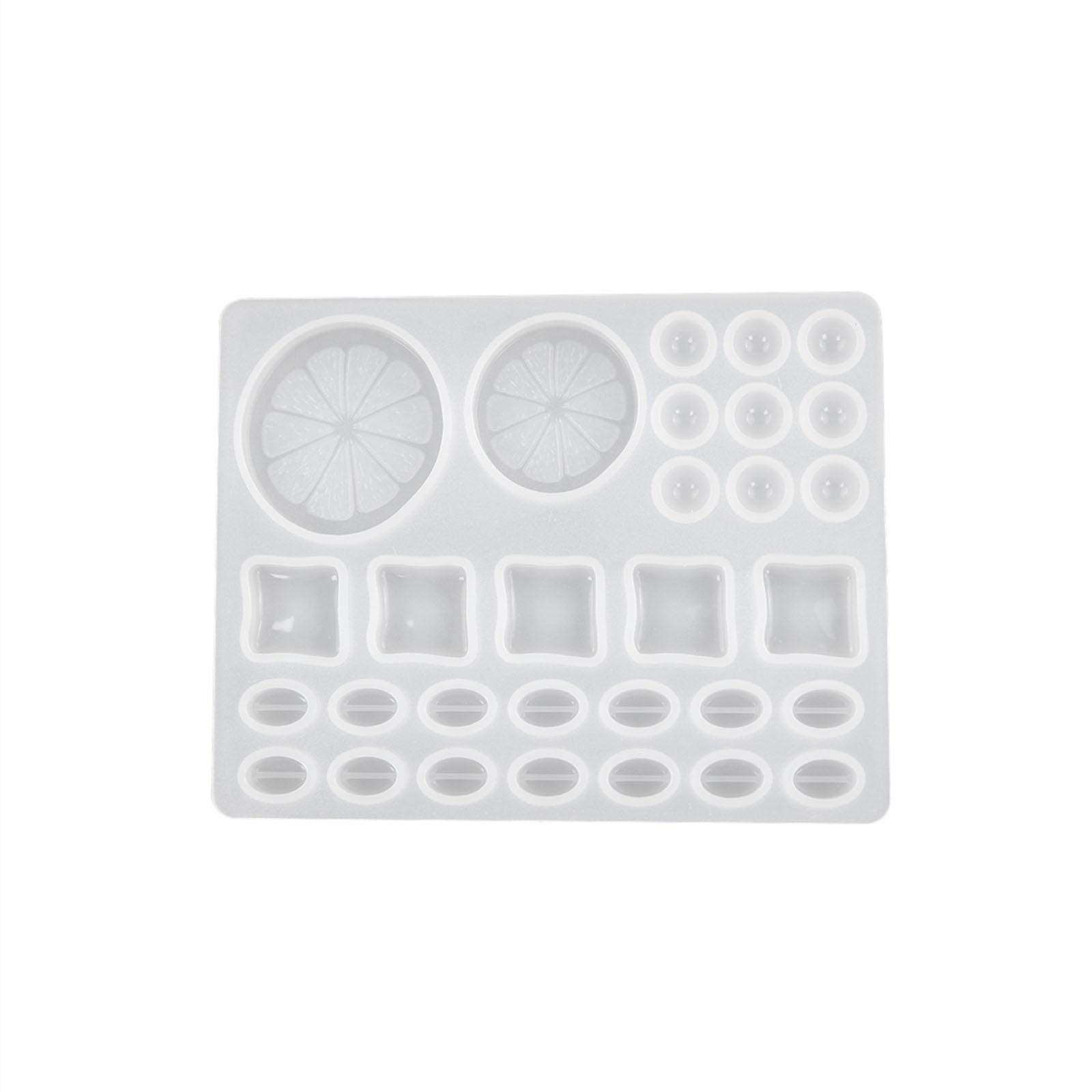 

Diy Crystal Tea Tray Mold Quicksand Cup Epoxy Resin Storage Rack Mold Suitable for Home Decoration Table Wine Tray