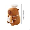 Capybara Plush Doll Chef Toy Stuffed Animal for Kids Adults