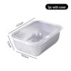 Stainless Steel Fresh-Keeping Food Storage Box with Lid for Refrigerator and Picnic