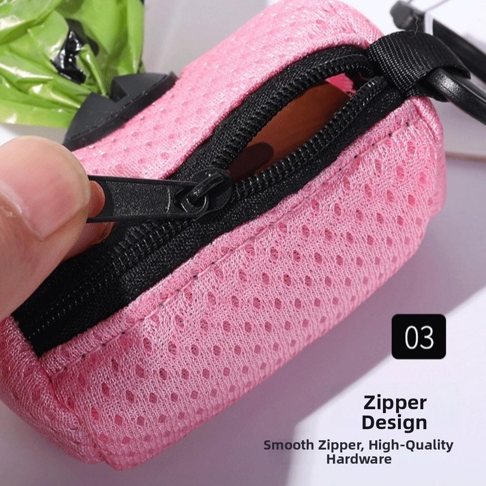 Attachable Design Dog Poop Bag Holder Waterproof Garbage Bag Carrier For Dog Walking