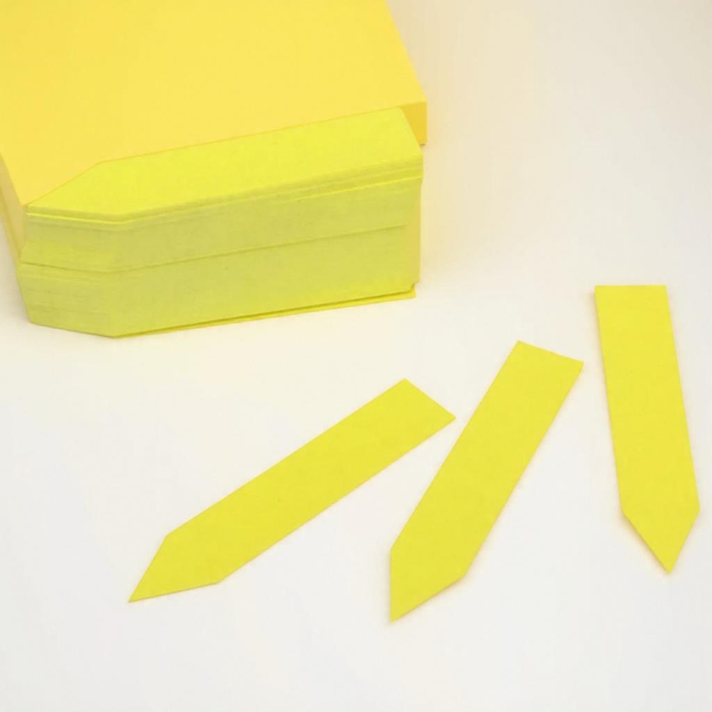 100pcs Waterproof PVC Plant Label Markers for Garden Plants Classification Sorting Sign Tags Nursery Labels