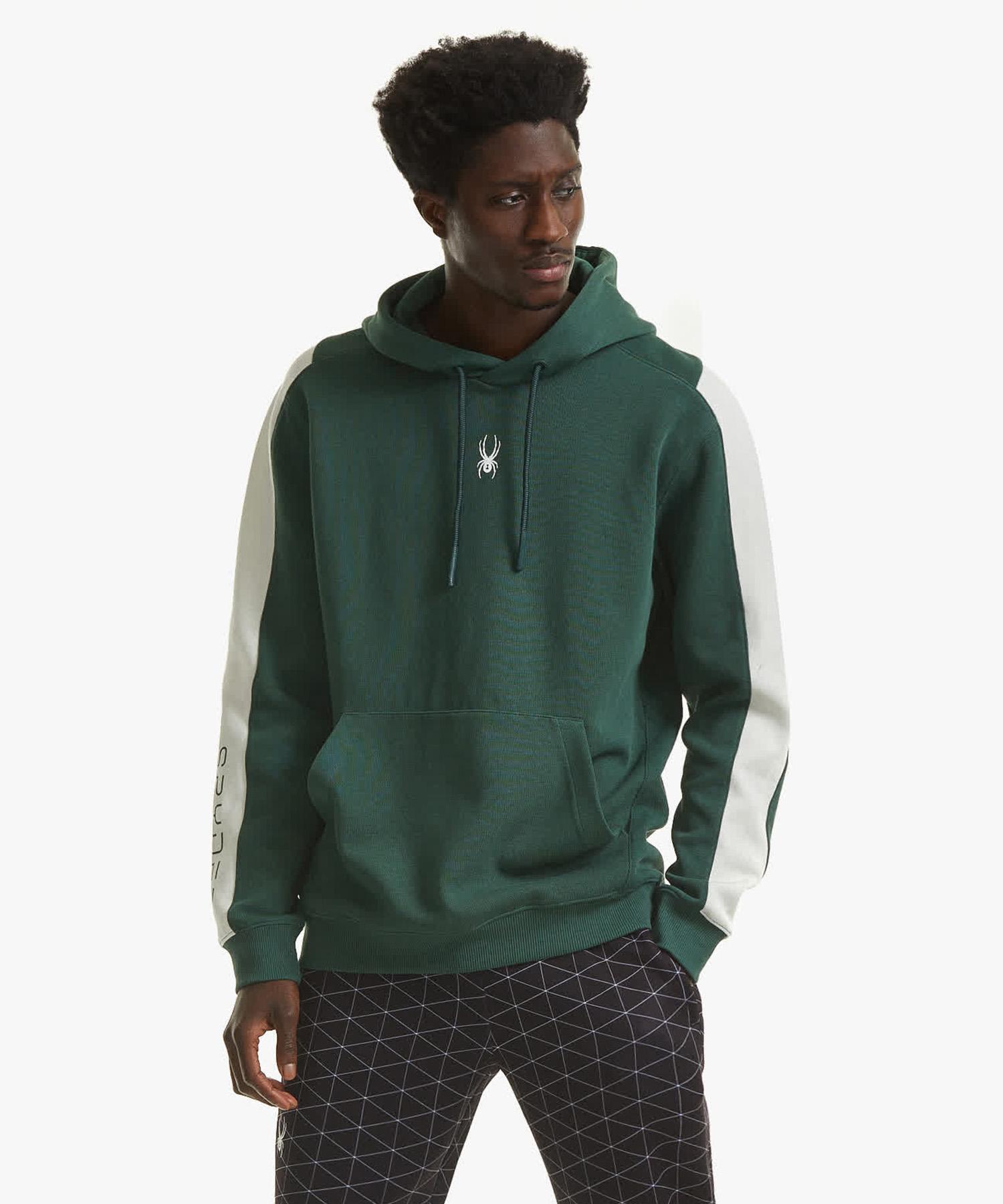 Spyder Unisex Sleeve Lettering Logo Hoodie Sphpcnhd303Udgn Green/090