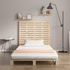 VidaXL Wall-mounted Headboard 126x3x91.5 Cm Solid Pine Wood 824678