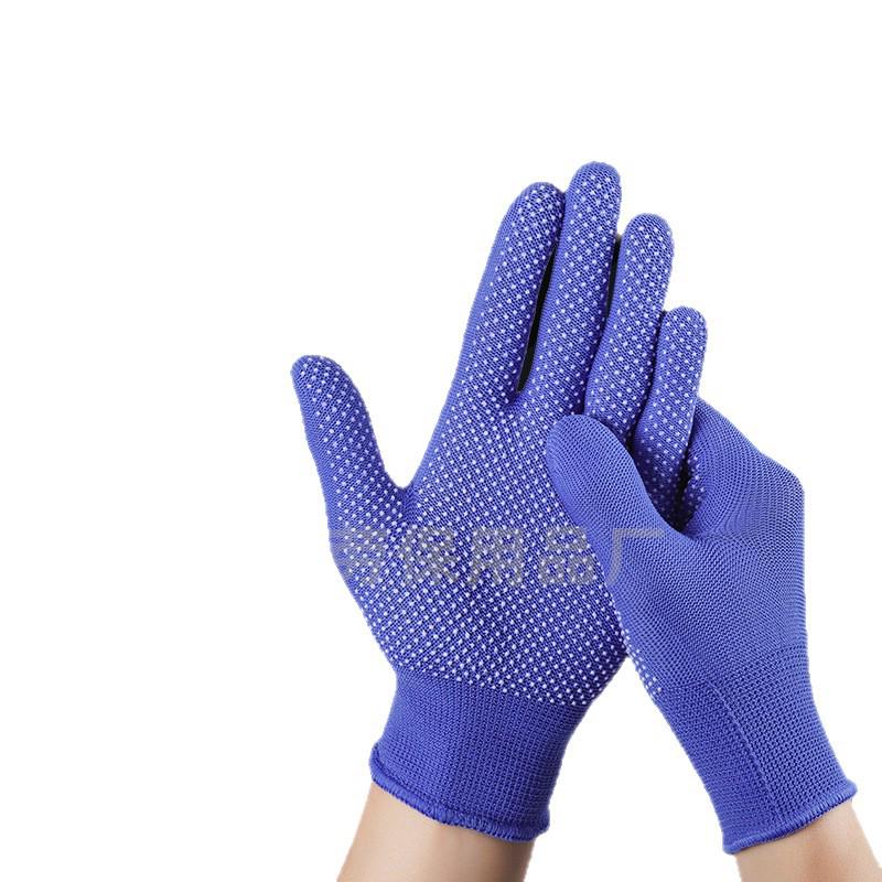 Thin Nylon Anti-Slip Breathable Work Gloves - Wear-Resistant, Adhesive-Coated Safety Gloves for Cycling and Sun Protection