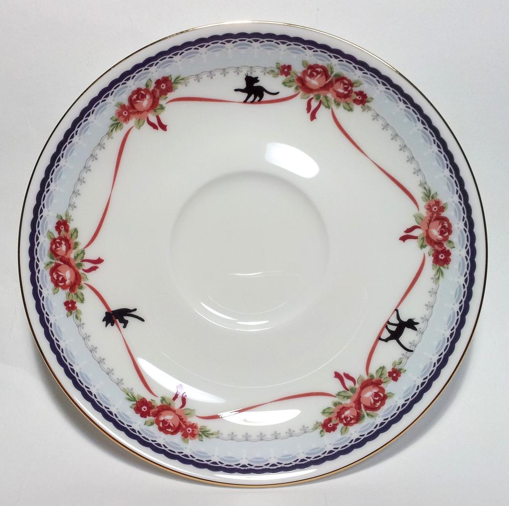 Noritake Cup Saucer 190cc Delivery Service Blue Bone China & (Coffee Tea) Kiki's MJ97221/H-613L