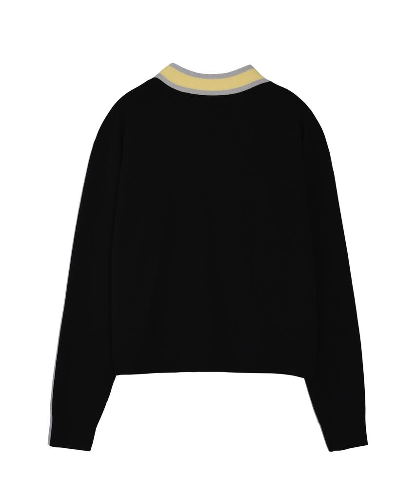 Yale College Symbol Wappen Cardigan_Black