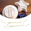 Dish Holder Decorating Porch Display Gold Holding Plates