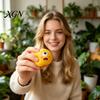 Kids Stress Relief Toy 3Pcs Cartoon Expression Ball Anxiety Relieving Squeaky Squeeze Fidget Office Focus Aid Hand Exercise Relaxation Sensory