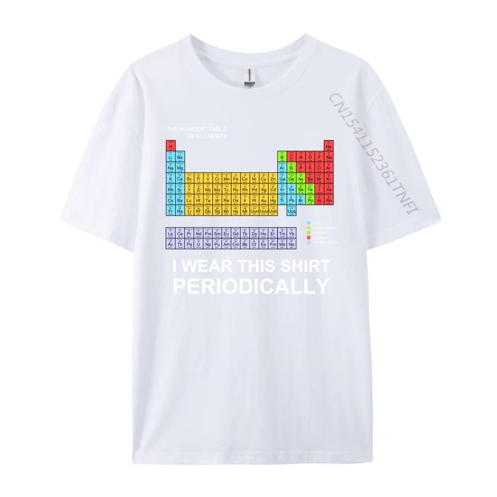 Ich trage dieses Shirt periodisch lustiges Langarm-T-Shirt Rot und Schwarz Grafik-T-Shirt Neujahr 2025 Übergroßer Buchstabe