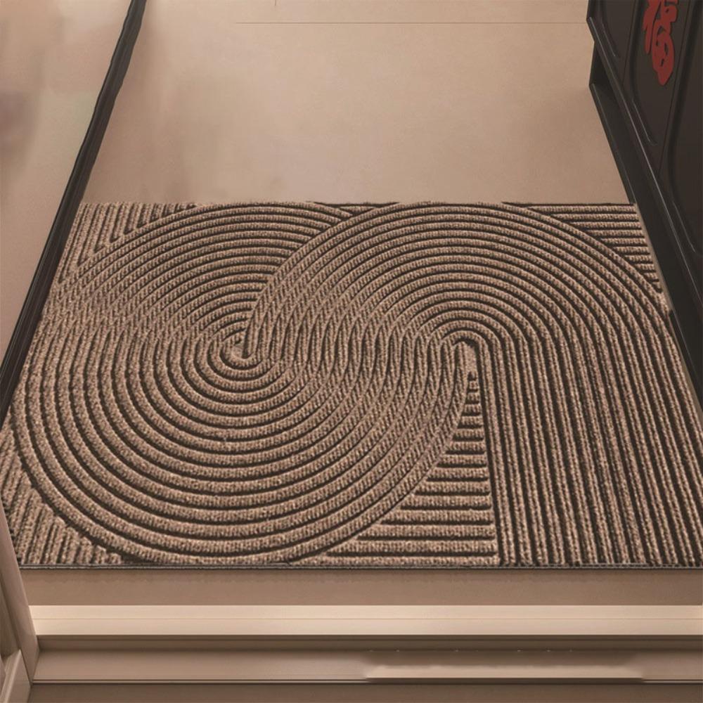 Waterproof Welcome Door Mats Geometric Wave Pattern Floor Mat Bath Mat Door Rug  Garden