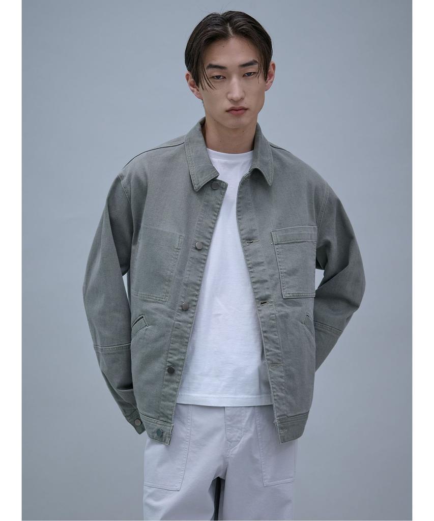 Shift.G Mallet Denim Trucker Jacket Gray