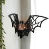 Bat Corner Shelves Wooden Floating Bat Wall Corner Shelves Gothic Jewelry Display Shelf Halloween Decorative Shelf For Home