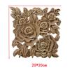 20x20cm Wood Carving Good Workmanship Polishing Technology