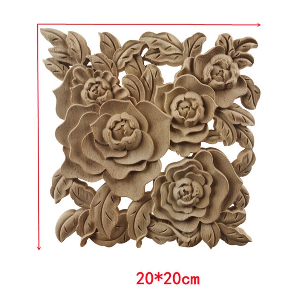 20x20cm Wood Carving Good Workmanship Polishing Technology