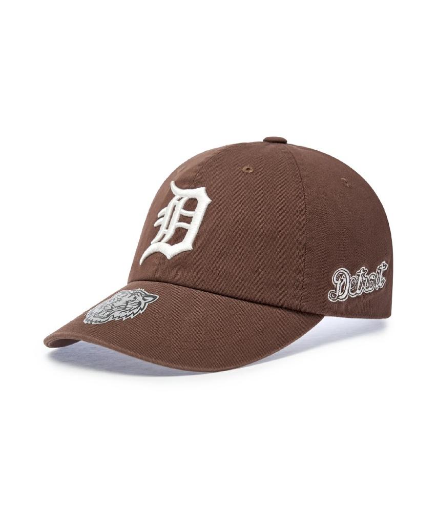 Emelbi Signature Unstructured Ball Cap Det (Neon Brown)