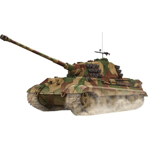 RYEFIELD MODEL 1/35 Sd.Kfz.182 King Tiger Henschel Turret Upgraded Version Plastic Model Kit RFM5126