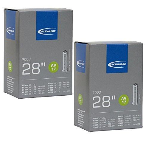 

Schwalbe AV17 Внутренняя трубка 700 x Американский тип клапана 28-45c / 28 27 (2 шт.)