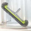 1 Piece Universal Pool Wall Steps Corner Cleaning 45CM Heavy Duty Aluminum Pool Brush Head With 7 Rows Nylon Bristles