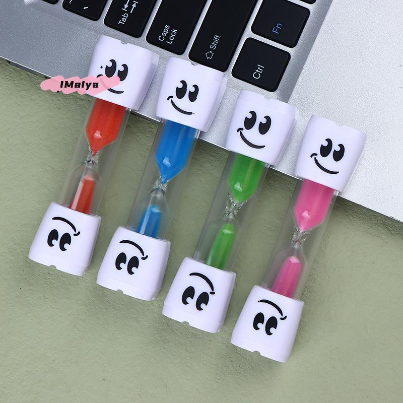 Creative 2/3 Minute Hourglass Timer with Suction Cup Plastic Sand Clock Colorful Home Decor Timers for Kitchen Desk