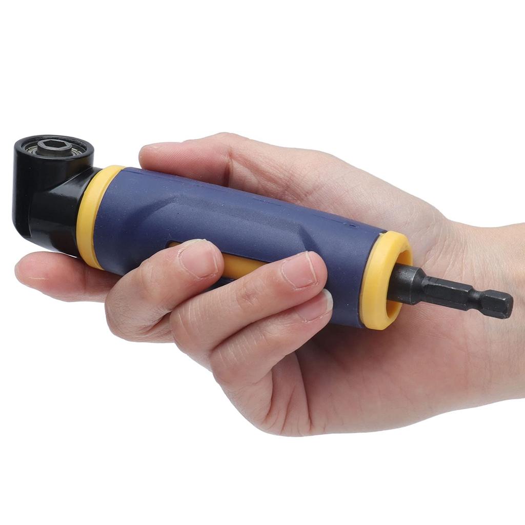 Magnetic Bit Corner Chrome Vanadium Alloy Hex Impact Driver Compatible Right-Angle Driver, Socket, Extension, Conversion, L-Shaped Adapter, 90-Degree