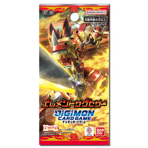 BANDAI Digimon Card Game Booster Pack Element Successor [BT-18] (Box) 24 Packs