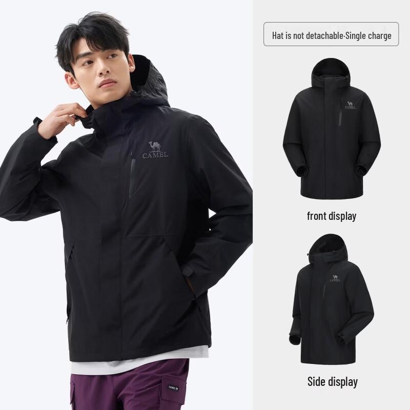 Camel Unisex Waterproof Hiking Hardshell Jacket A15BA45075 S