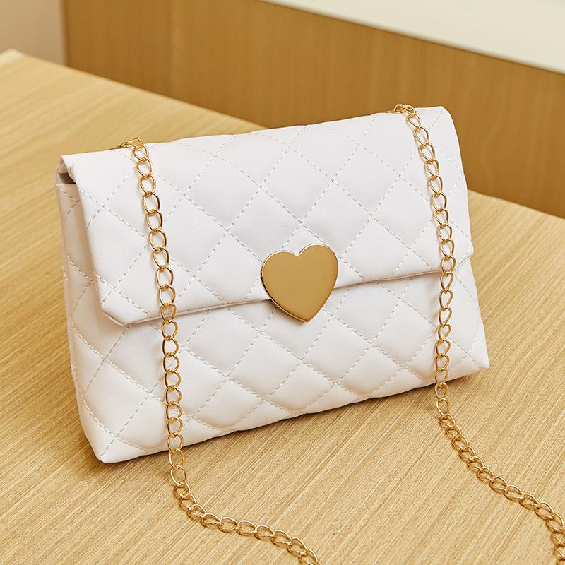 Kleine Gesteppte Ketten Schulter Crossbody Tasche