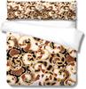 Polyester Quilt Cover Pillowcase Two Or Three-Piece Set 3D Digital Printing Leopard Print Series