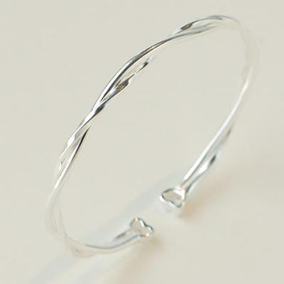 Women's Daily Double Cross Line Simple Bracelet
