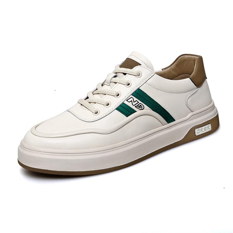 

Роскошные брендовые мужские туфли из натуральной кожи с вулканизированной подошвой, повседневные дизайнерские кроссовки на плоской подошве 2024 года, удобные универсальные кроссовки для вождения на открытом воздухе 44 бежевый