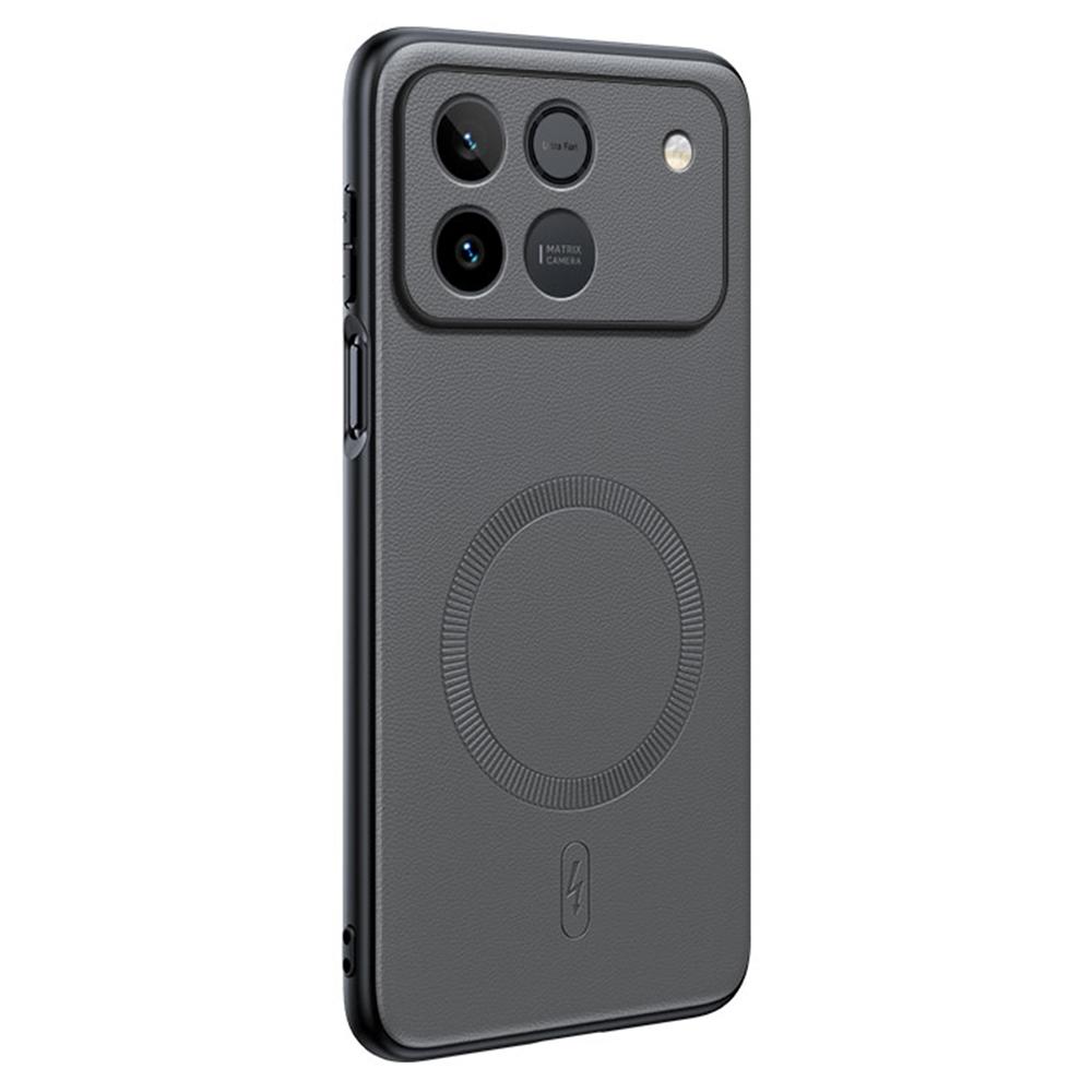 For Honor Win RT 5G Magnetische Hülle Lederbeschichtetes TPU + PC Handyhülle