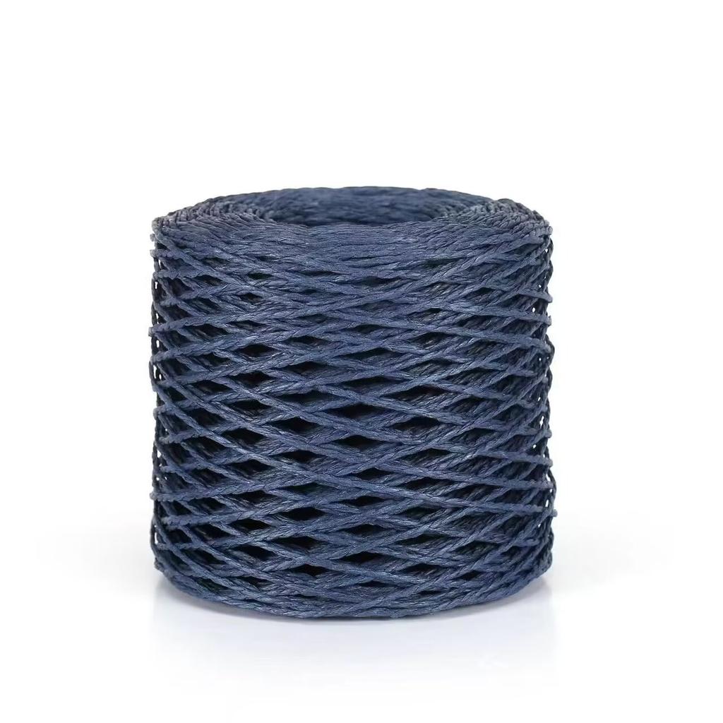 Mengchu DIY Raffia Woven Bag and Summer Straw Hat Materials 100% Cotton Thread for Hand Knitting Fancy Yarn Style