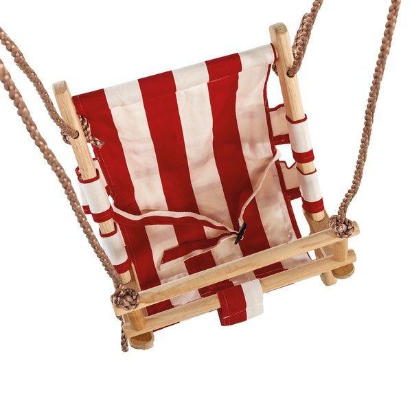 Wooden canvas bucket seat