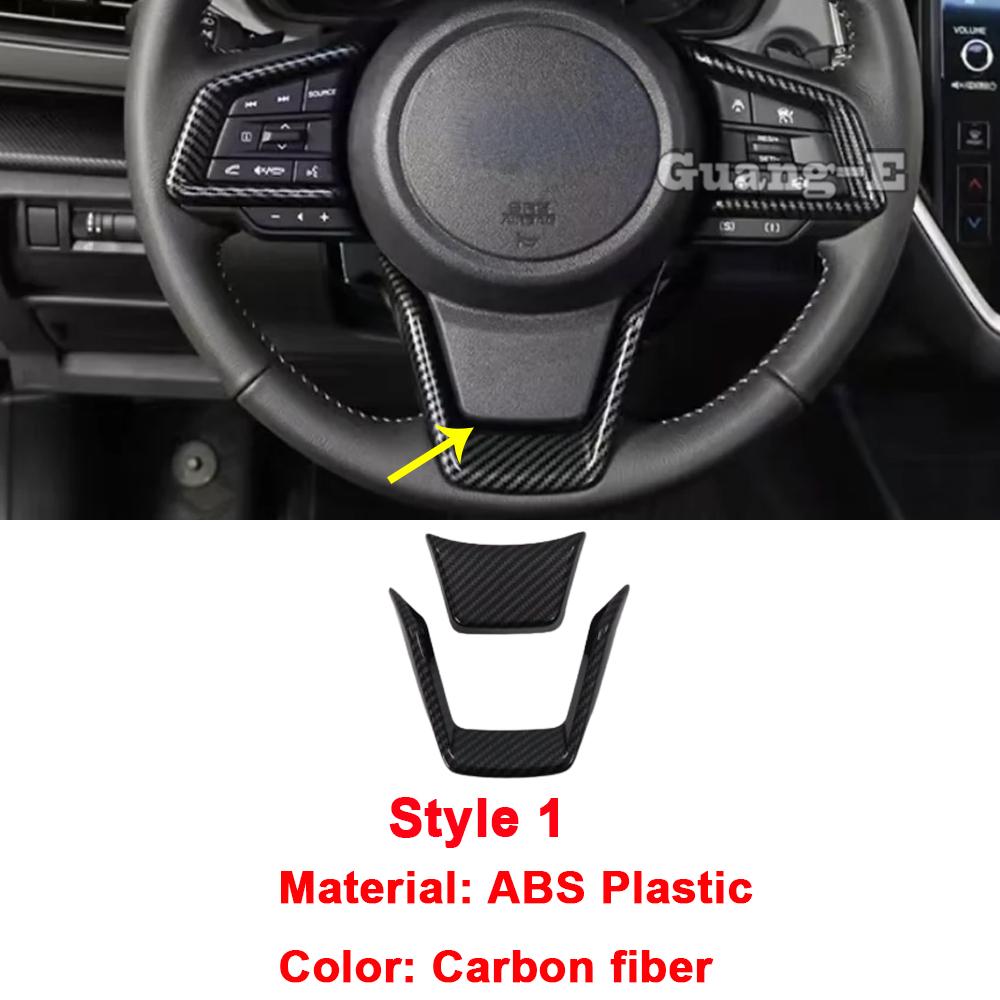 For Subaru Crosstrek XV  2024 2025 Car ABS Shift Knob Armrest Box Cover Light Switch Vent Outlet Frame Trim Body Accessories
