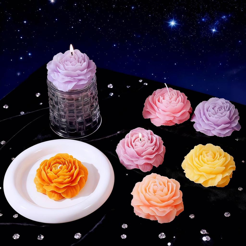 Handmade Peony Scented Candle - Unique Gift for Women & Best Friends