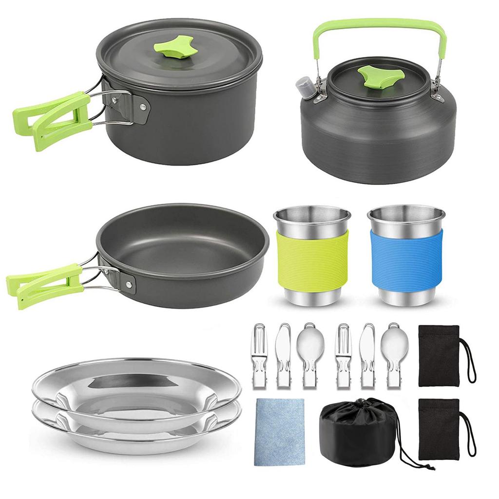 New Outdoor Cookware Set: Camping Teapot & Kettle Combo